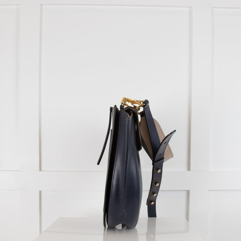 Wandler Black Navy Beige Hortensia  Flap Bag
