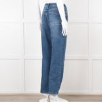 Raey Blue Denim High Waisted Jeans