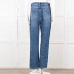 Raey Blue Denim High Waisted Jeans