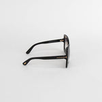 Tom Ford Black Katerine Oversized Gradient Lens  Sunglasses