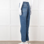 Raey Blue Denim High Waisted Jeans