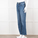 Raey Blue Denim High Waisted Jeans