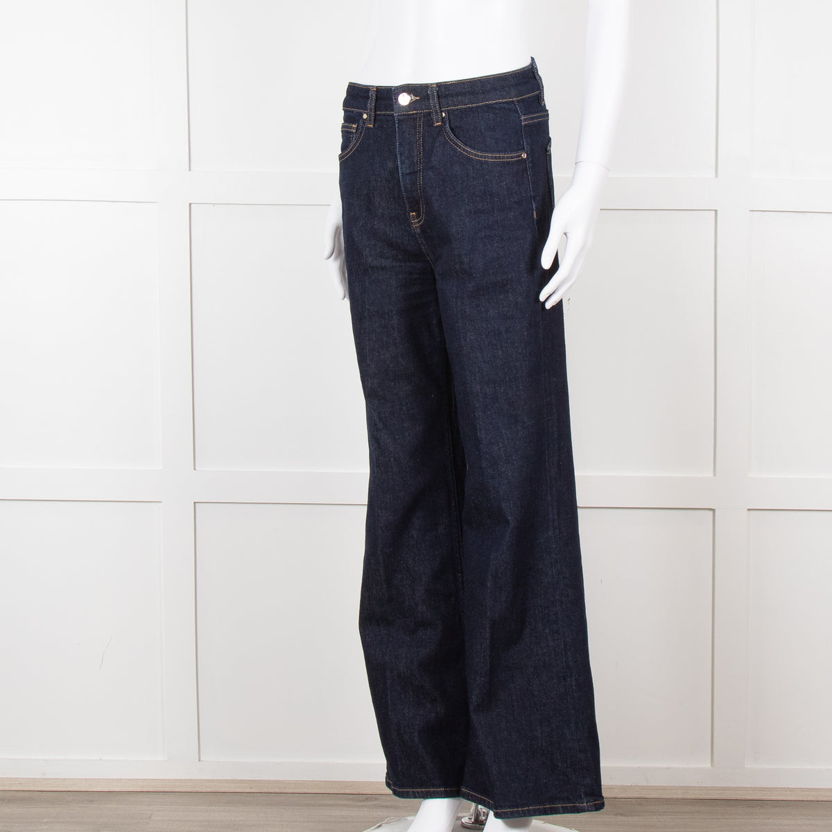 Me + Em Dark Blue Wide Leg Jeans