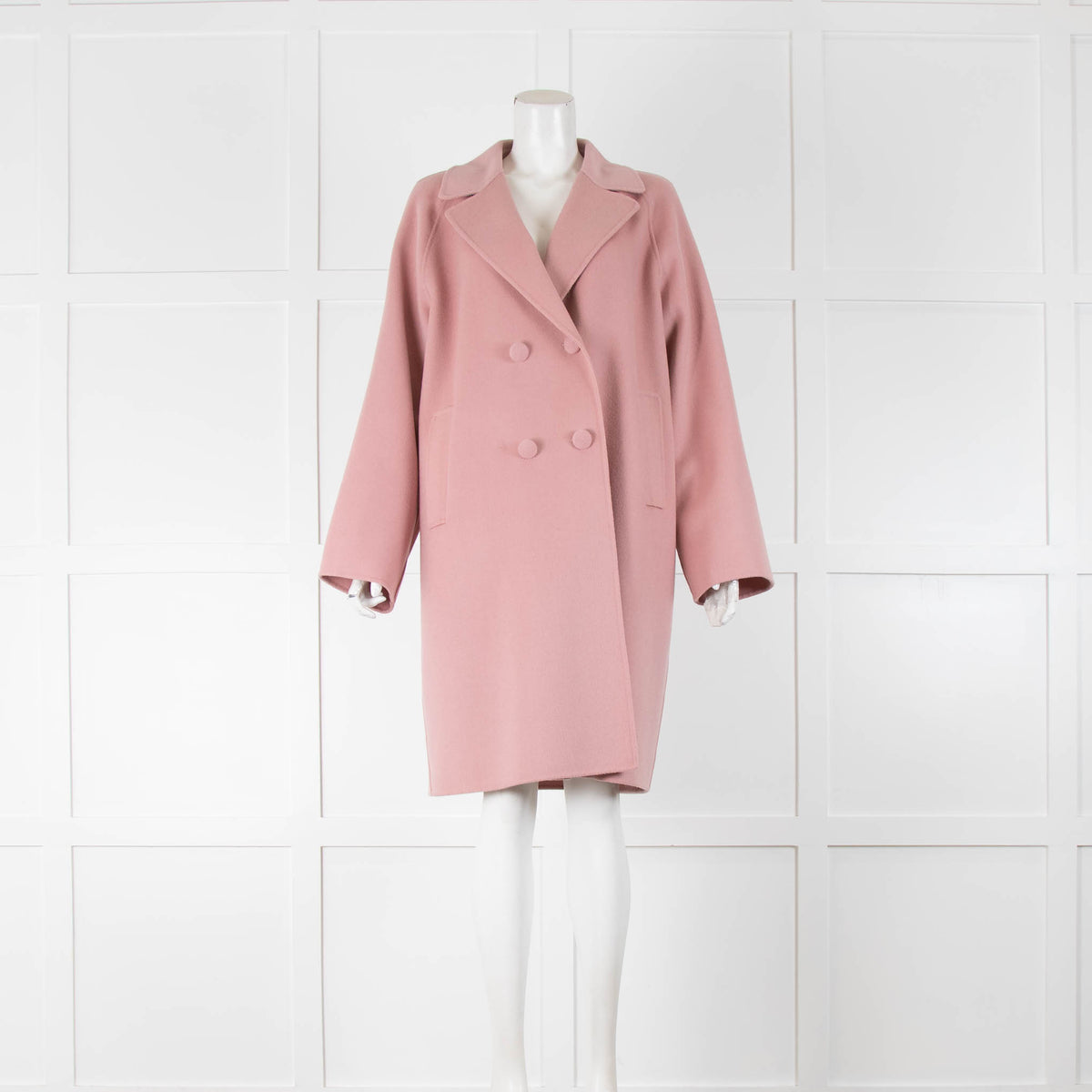 Weekend Max Mara Dusty Pink Wool Coat