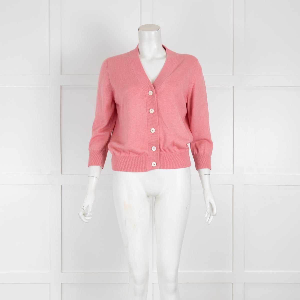 Loro Piana Pink Cashmere Cardigan