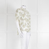 Me + Em Pale Floral Blouse With Lace Collar