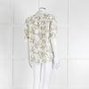 Me + Em Pale Floral Blouse With Lace Collar