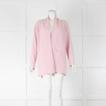 Repeat Cashmere Pale Pink Buttonless Cardigan