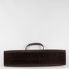 Staud Brown Croc Effect Rey Bag