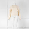 Theory Cream Cable Knit Jumper