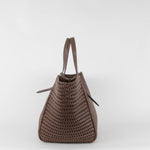 Anya Hinmarch Neeson Brown Leather Tote Bag