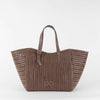 Anya Hinmarch Neeson Brown Leather Tote Bag