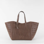 Anya Hinmarch Neeson Brown Leather Tote Bag