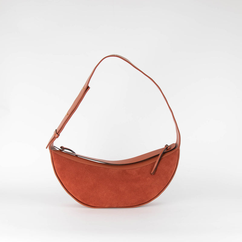 NEOUS Orion Burnt Orange Suede Bag