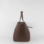 Anya Hinmarch Neeson Brown Leather Tote Bag