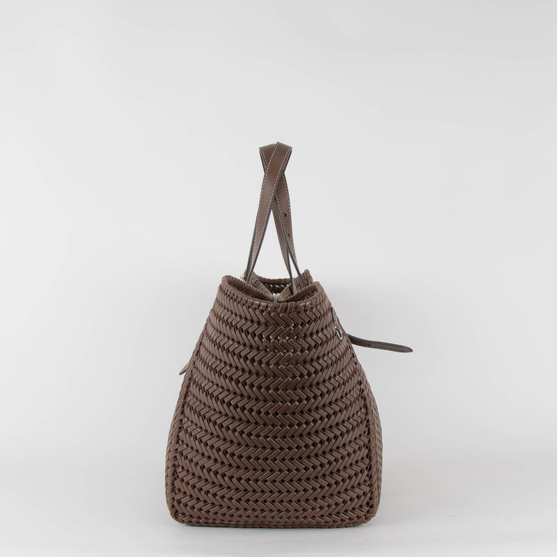Anya Hinmarch Neeson Brown Leather Tote Bag