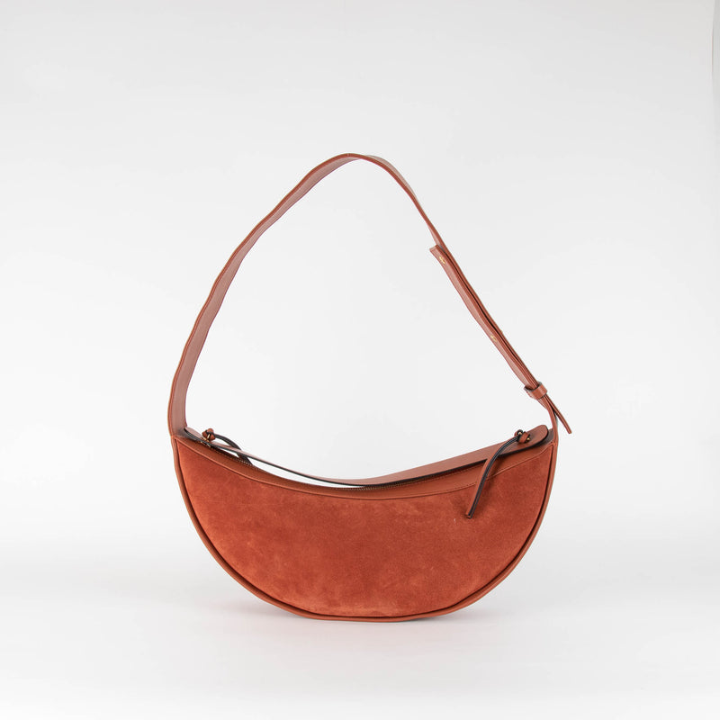 NEOUS Orion Burnt Orange Suede Bag