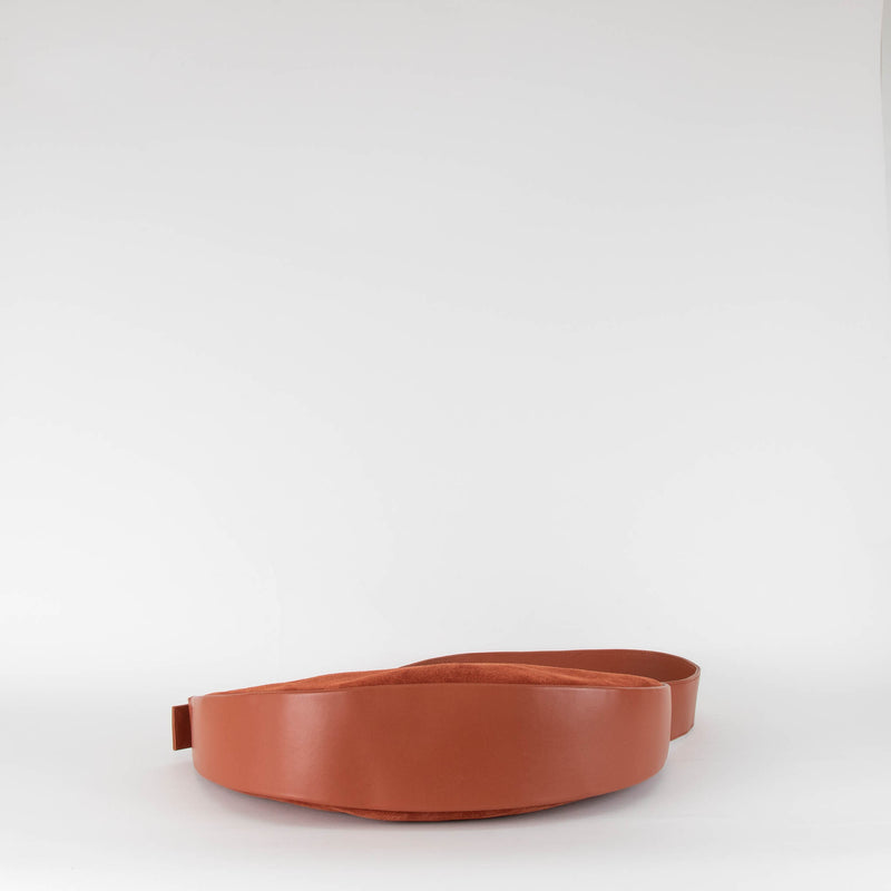 NEOUS Orion Burnt Orange Suede Bag