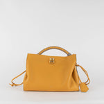 Mulberry Large Mustard Iris Bag With Twilly