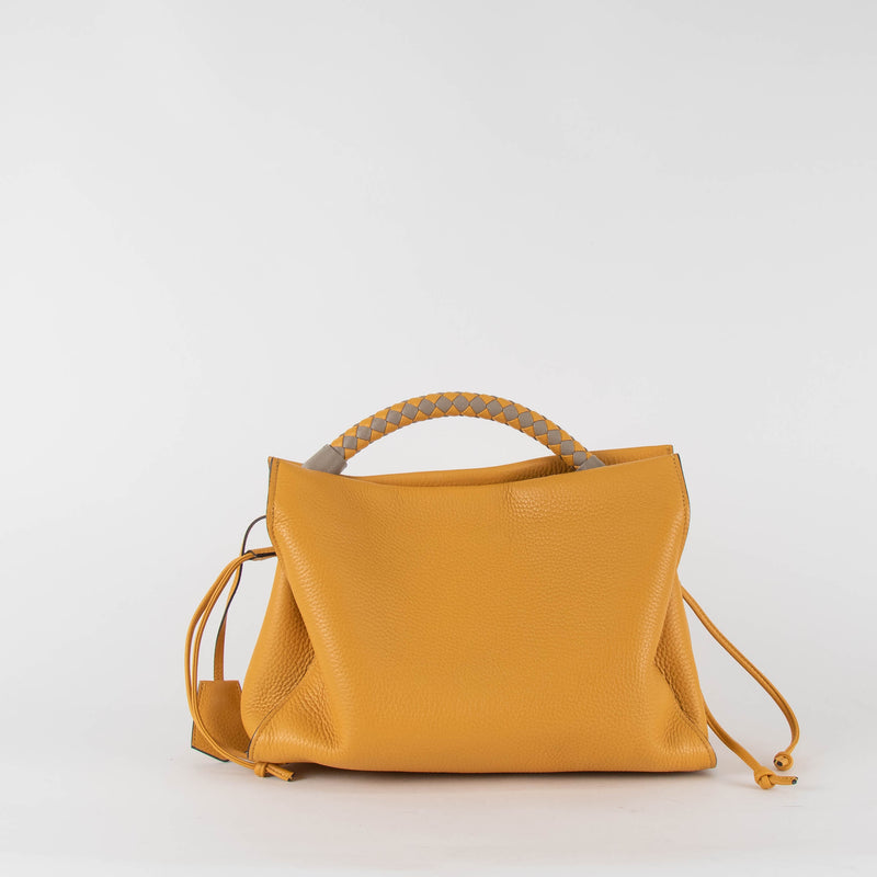 Mulberry Large Mustard Iris Bag With Twilly