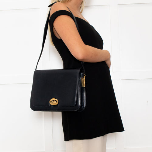 Celine Vintage Horse Carriage Satchel Bag