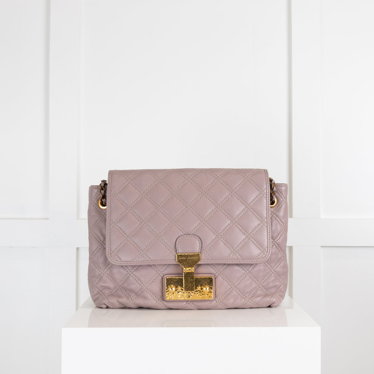 Marc Jacobs Lilac Quilted Leather Cross Body