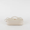 Saint Laurent Off White Quilted Victoire Crossbody Bag