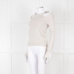 Patrizia Pepe Grey Jumper With Shoulder Chain Detail