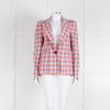Smythe Pink Multicoloured Check Jacket