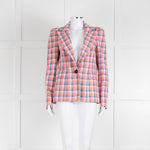 Smythe Pink Multicoloured Check Jacket