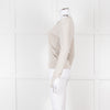 Patrizia Pepe Grey Jumper With Shoulder Chain Detail