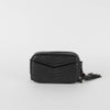 Saint Laurent Black Chevron Mini Lou Camera Bag