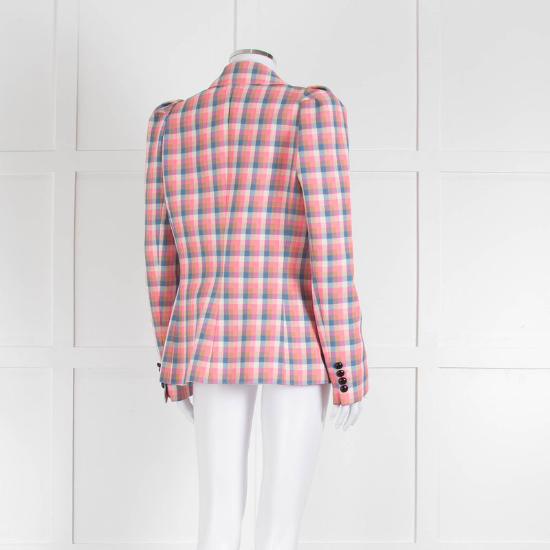 Smythe Pink Multicoloured Check Jacket
