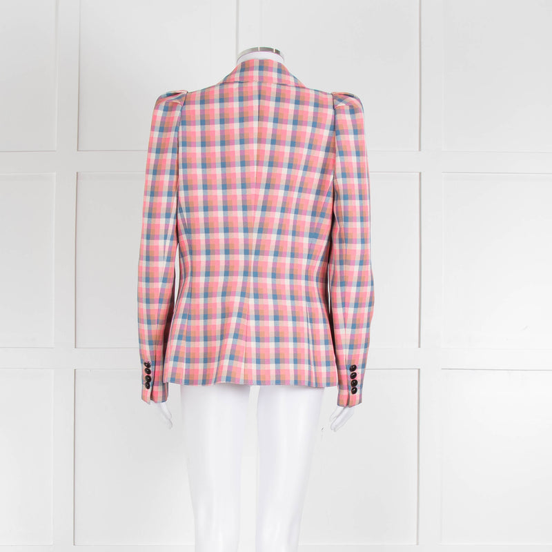 Smythe Pink Multicoloured Check Jacket
