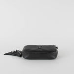 Saint Laurent Black Chevron Mini Lou Camera Bag