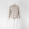 Rails Oatmeal Check Flannel Shacket