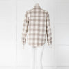 Rails Oatmeal Check Flannel Shacket