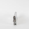 Christian Dior Silver Snakeskin Clutch Bag