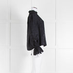 Paige Black Frill Collar Top