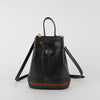 Gucci Black Leather Ophidia Small Bucket Bag