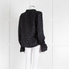 Paige Black Frill Collar Top