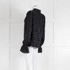 Paige Black Frill Collar Top