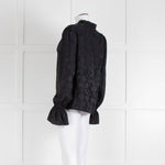 Paige Black Frill Collar Top