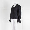 Paige Black Frill Collar Top