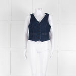 Paige Blue Denim Waistcoat