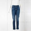 Frame Blue Straight Leg Jeans