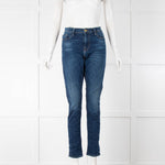 Frame Blue Straight Leg Jeans