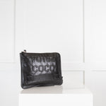 Chanel Black Aged Calfskin Votez Coco Clutch Bag