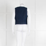 Paige Blue Denim Waistcoat