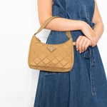 Prada Tabacco Re-Edition 2000 Quilted Handbag